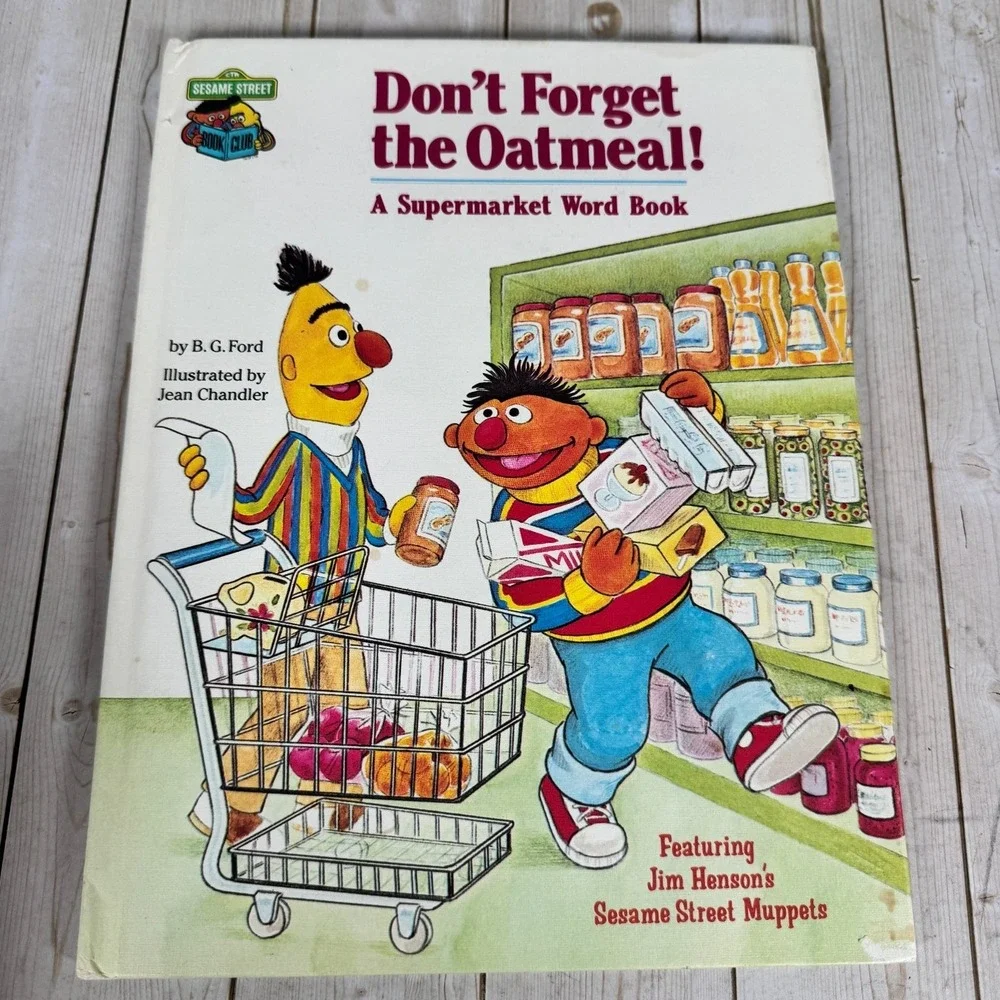 Vintage Sesame Street Book Club Lot 10 HC Kids Books‎ ABC Counting Learning